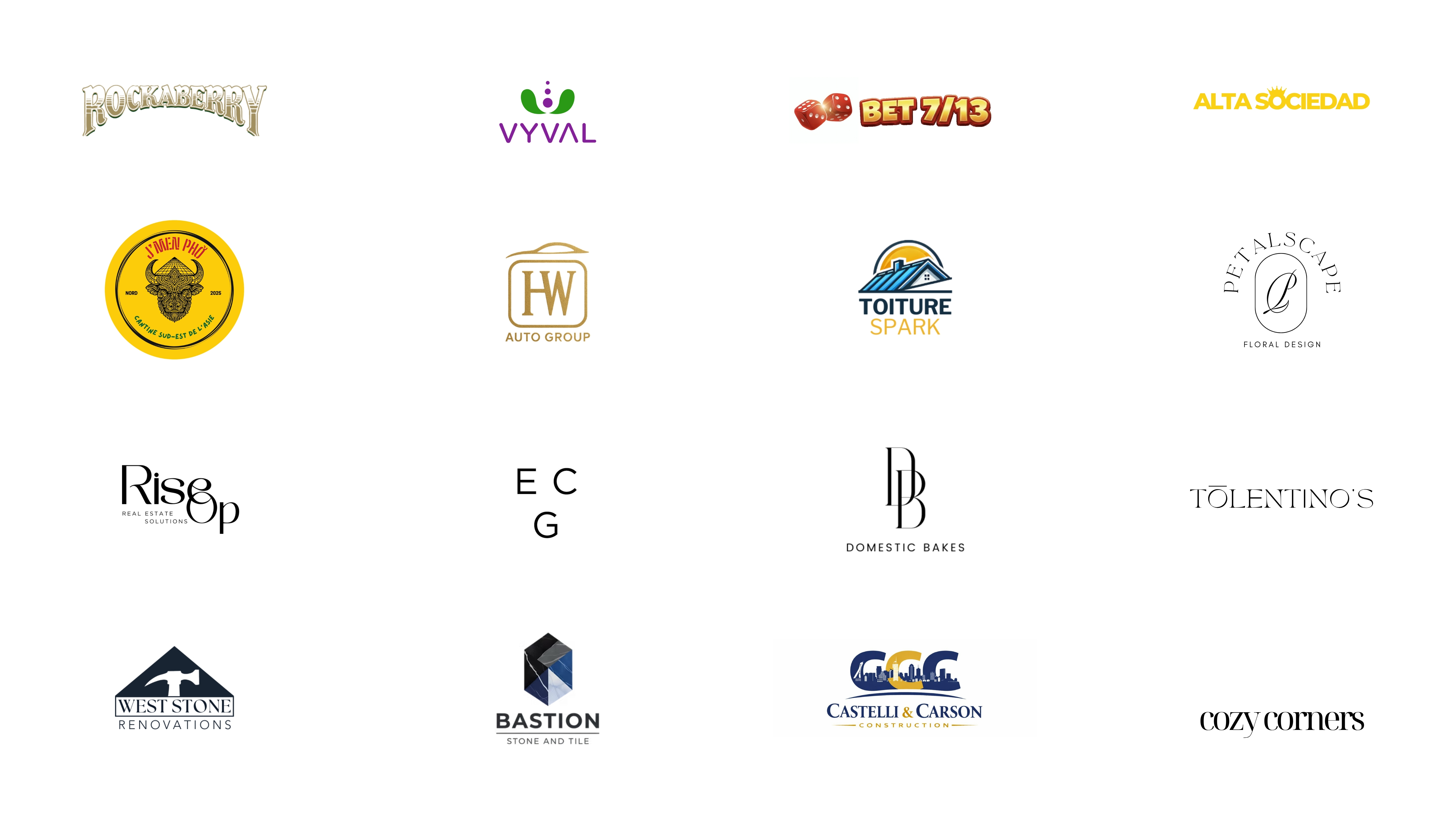 A selection of brands we have partnered with
